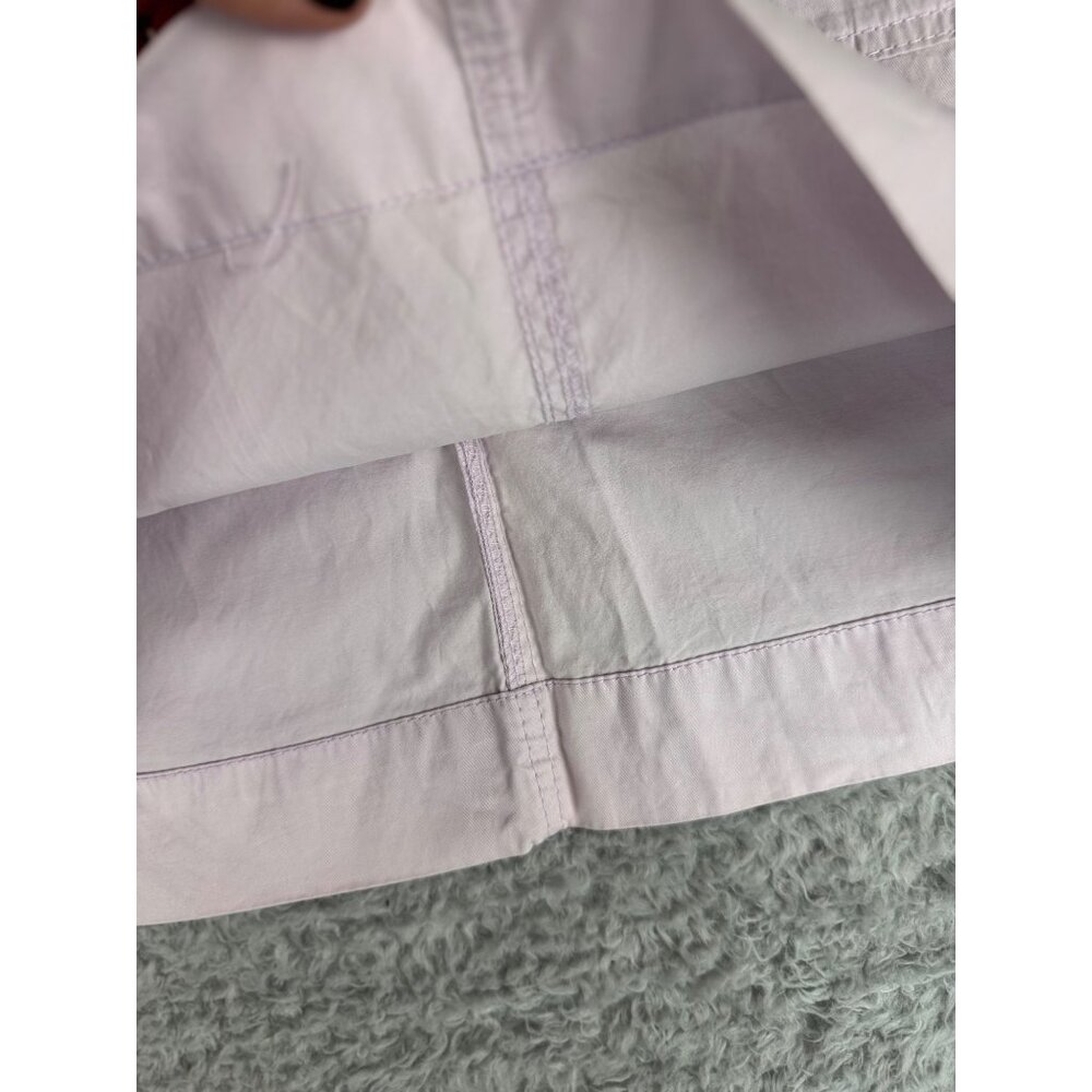 J. Crew Womens White Casual Skirt Size 8 100% Cotton With Pockets & Zip Closure - Picture 6 of 11